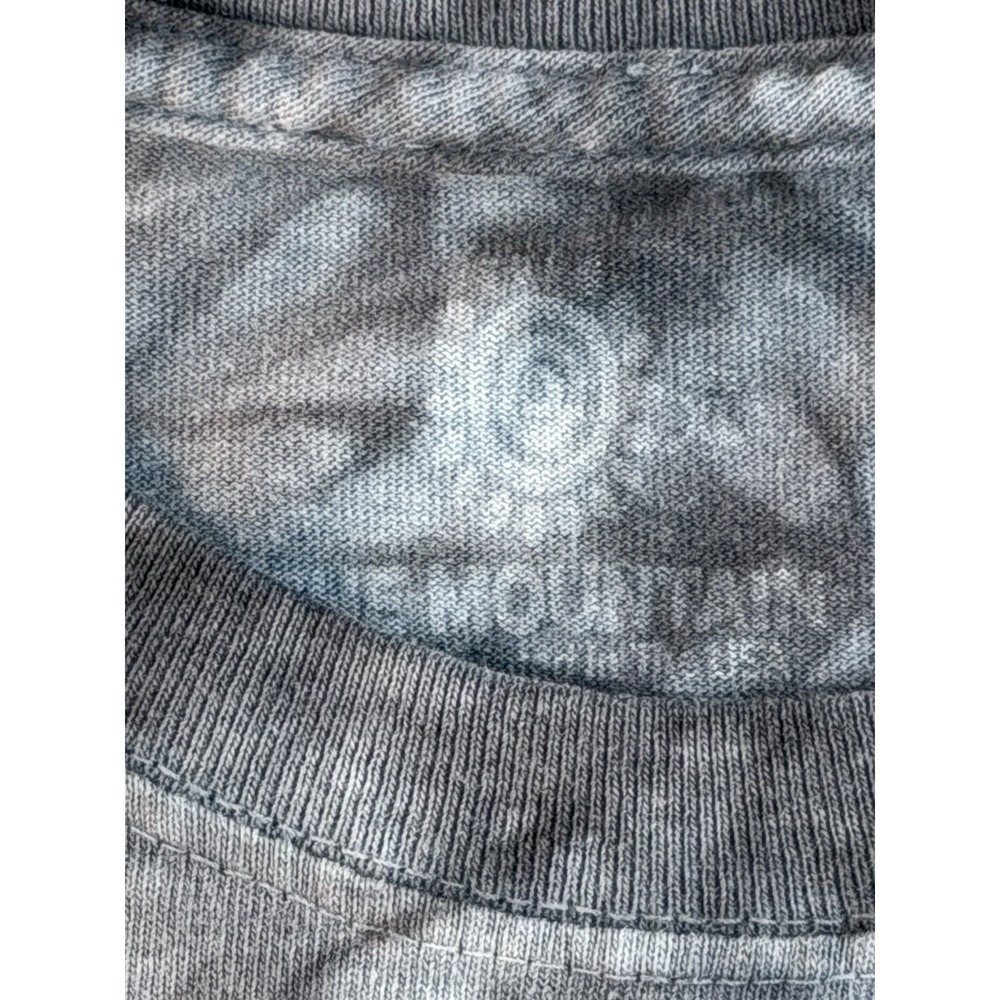 The Mountain White Tiger Graphic T Shirt Mens XL Gray Tie Dye Wildlife Tee - Picture 2 of 4
